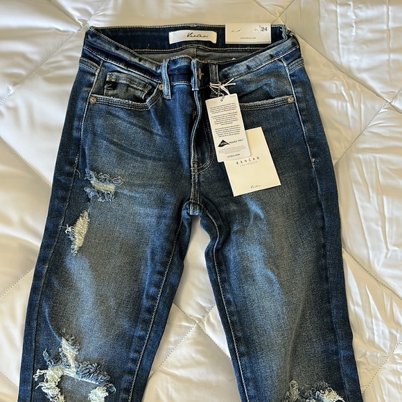 Kancan Super Skinny Mid Rise Jeans - Picture 2 of 3